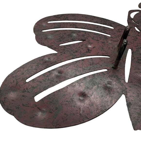 Bee Trivet XL 14" x 18" Antiqued Metal Handcrafted Unique - Picture 15 of 16